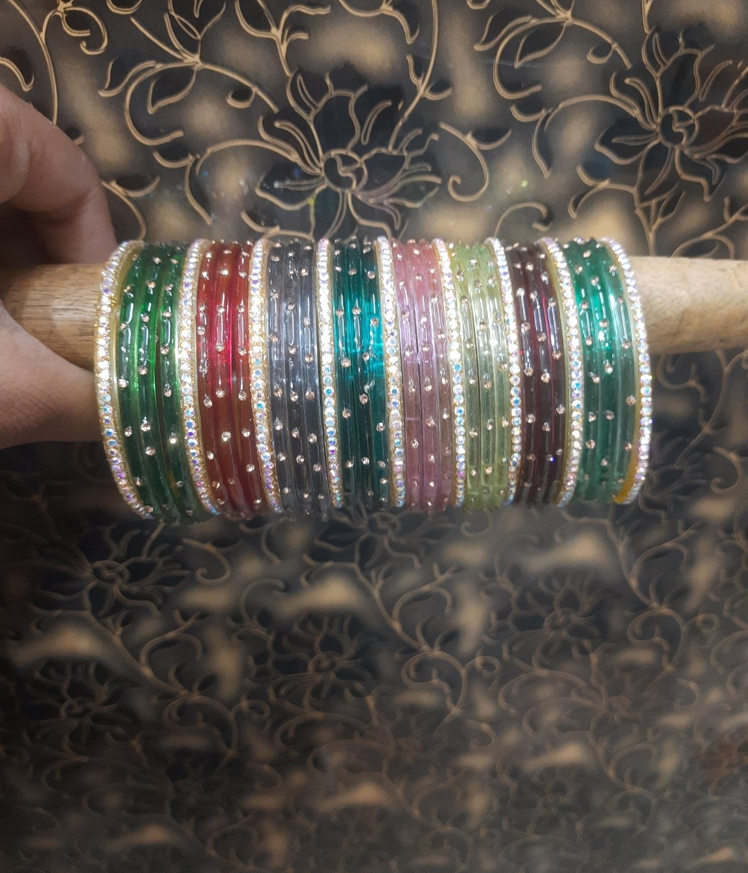 Premium all colours Glass Bangles Set for Women & Girls | Elegant Shimmering Bridal & Party Wear Chudi Set 